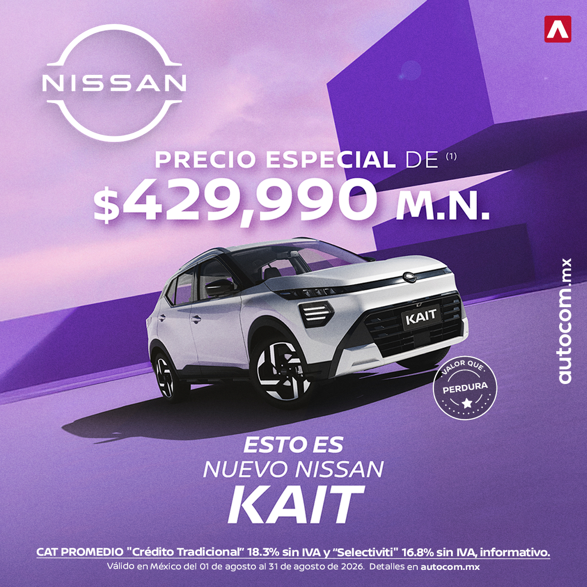 ESTO ES NUEVO NISSAN KAIT