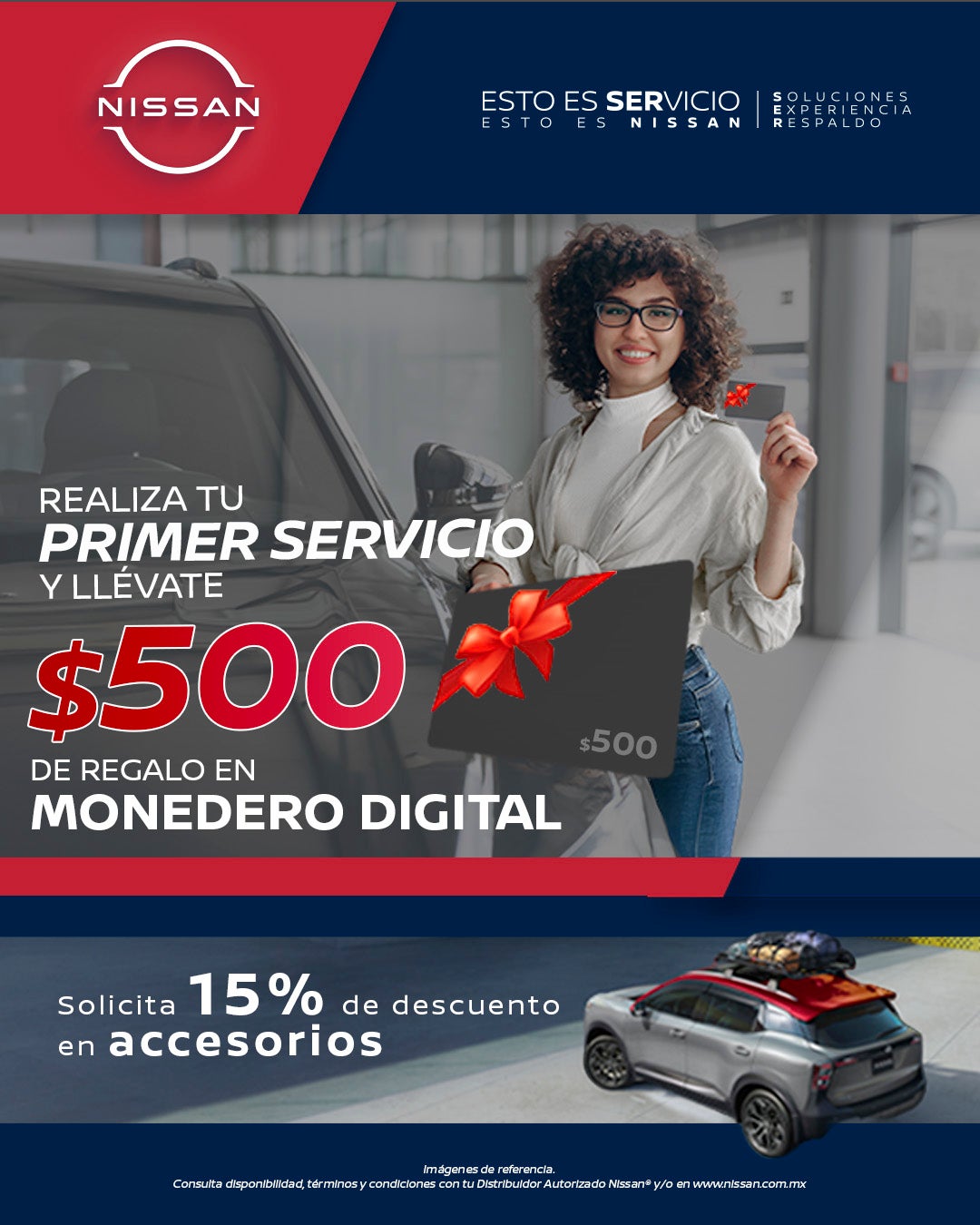 REALIZAR TU PRIMER SERVICIO Y LLÉVATE $500